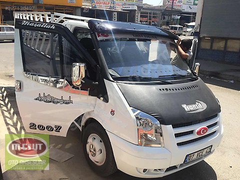 Хром накладки для Ford Transit 00-14 окантовка вікон нерж (широка) Carmos (Туреччина)