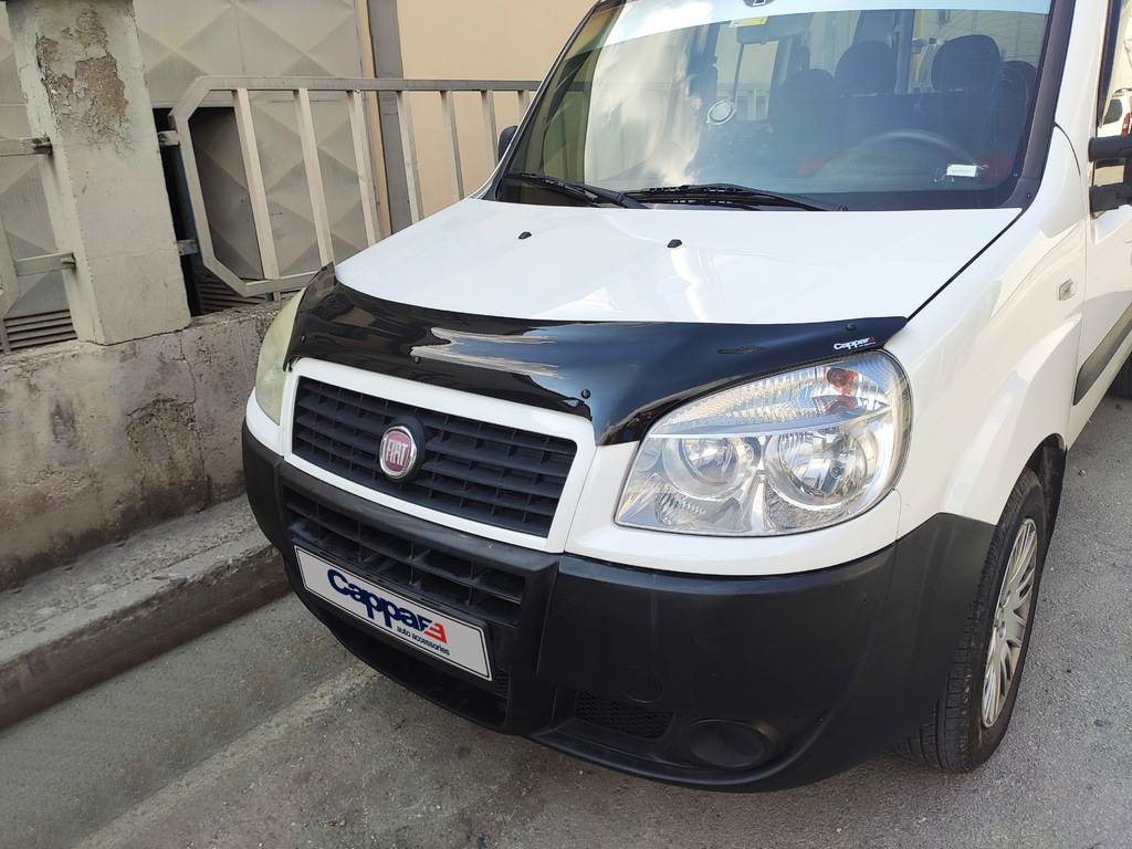 Дефлектор капота (EuroCap) для Fiat Doblo II 2005↗ мм.