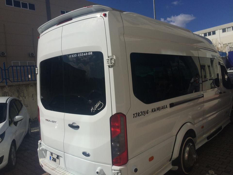Спойлер Anatomik (під фарбування) для Ford Transit 2014↗ мм.