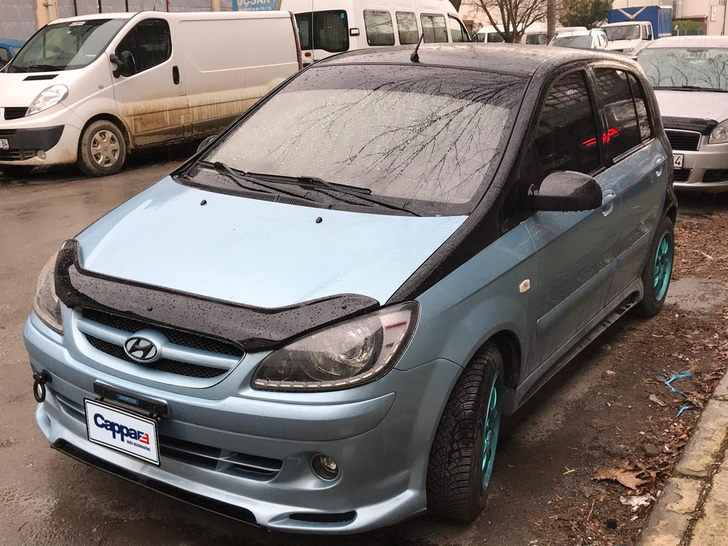 Дефлектор капота (EuroCap) для Hyundai Getz