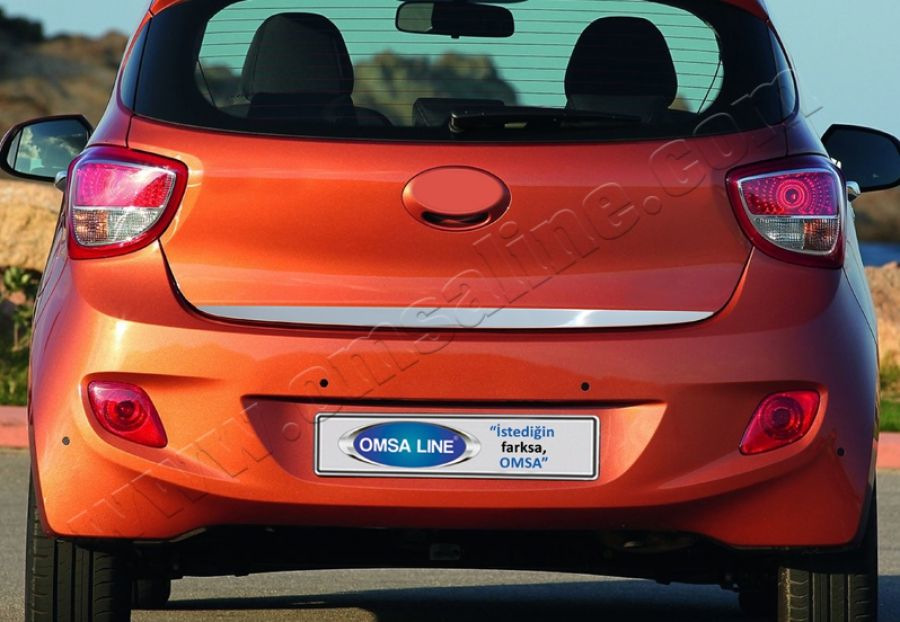Кромка багажника (нерж.) для Hyundai I-10 2014-2017рр.