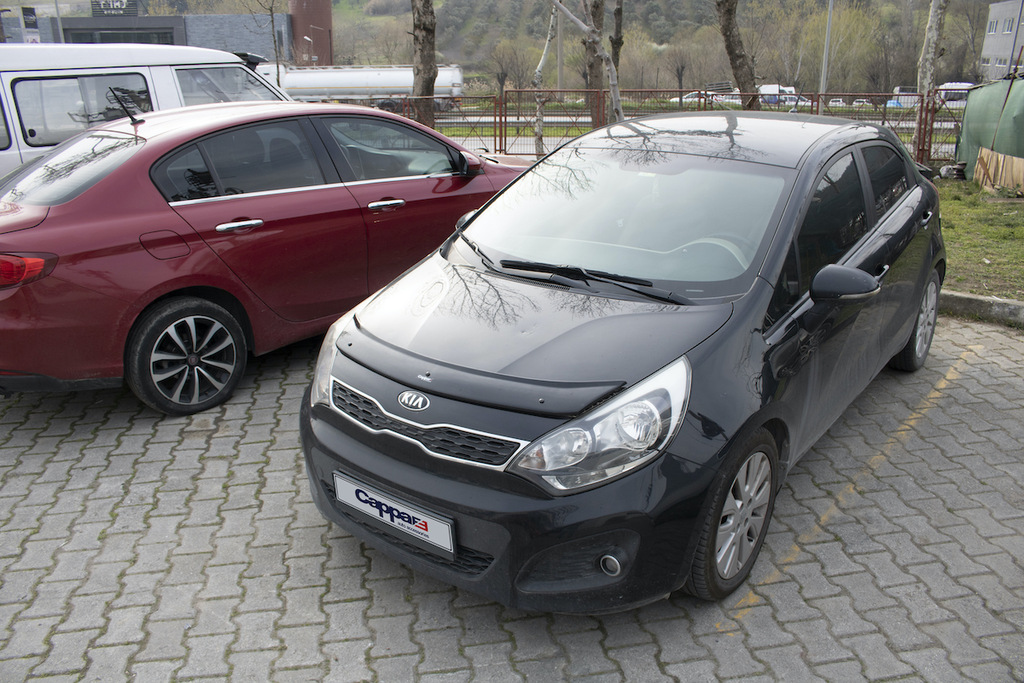 Дефлектор капота (EuroCap) для Kia Ceed 2012-2018 років.
