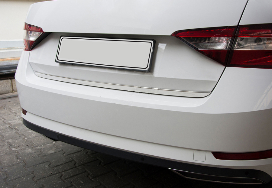 Хром накладка на кромка багажника (нерж.) для Skoda Superb 2016-