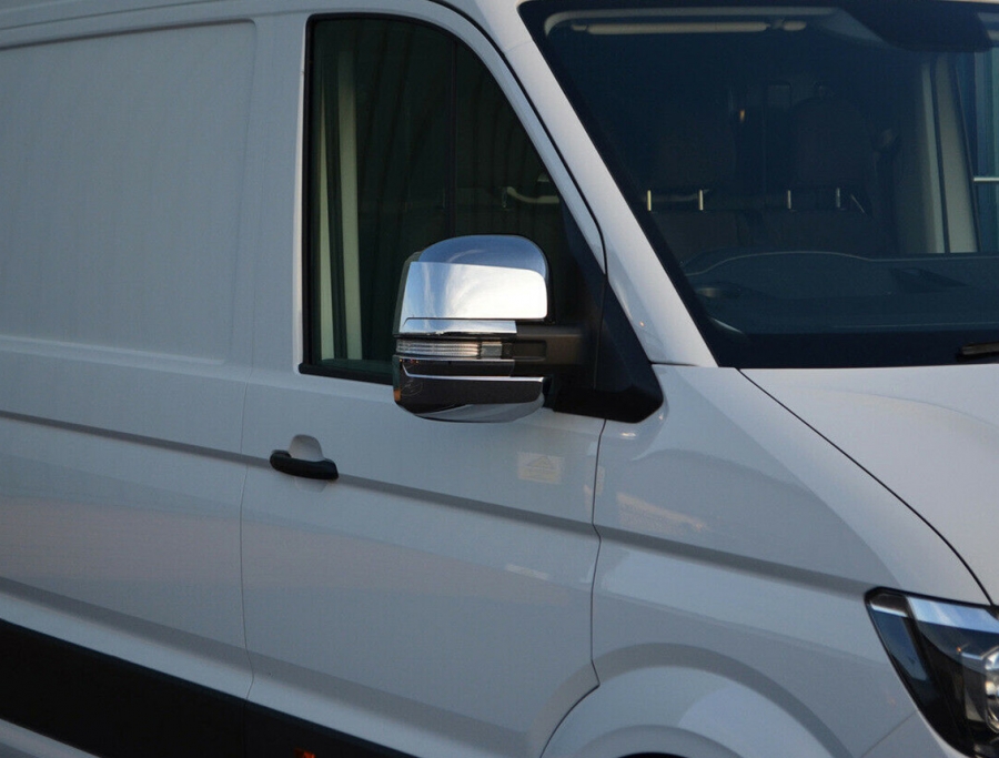Накладки на дзеркала (4 частини, ABS) для VW Crafter 2017+ Omsa Line (Туреччина)