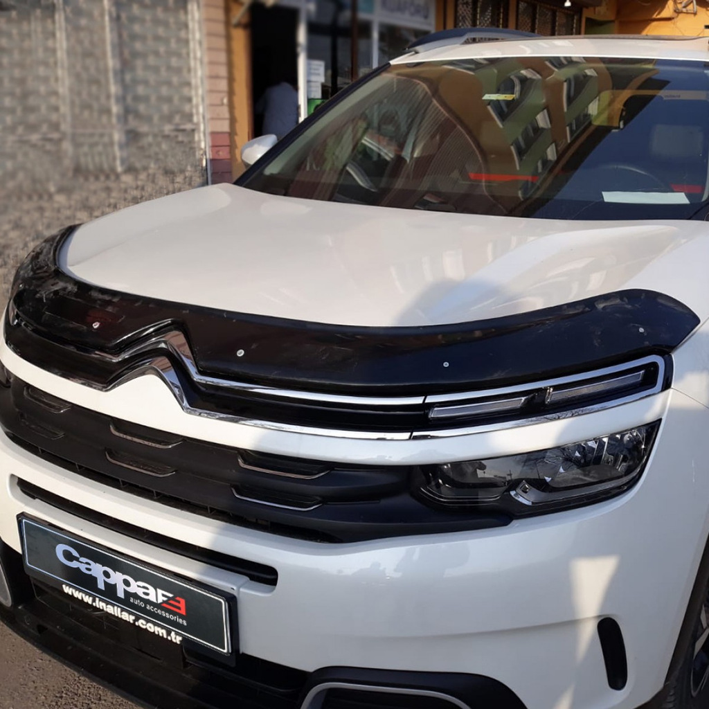 Дефлектор капота (Eurocap) для Citroen C5 Aircross 2017↗ мм.