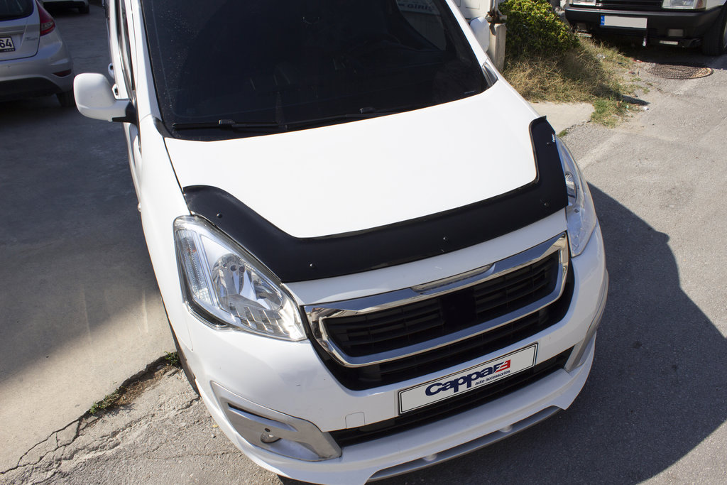 Дефлектор капота (EuroCap довга) для Citroen Berlingo 2008-2018 років.