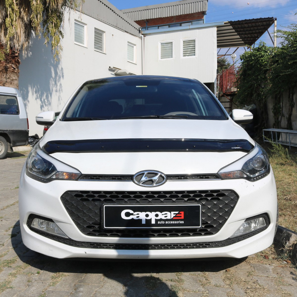 Дефлектор капота (EuroCap) для Hyundai I-20 2014-2020 рр.