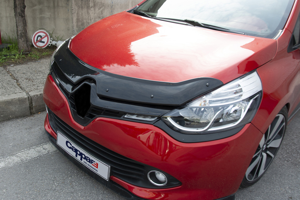 Дефлектор капота (EuroCap) для Renault Clio IV 2012-2019рр.
