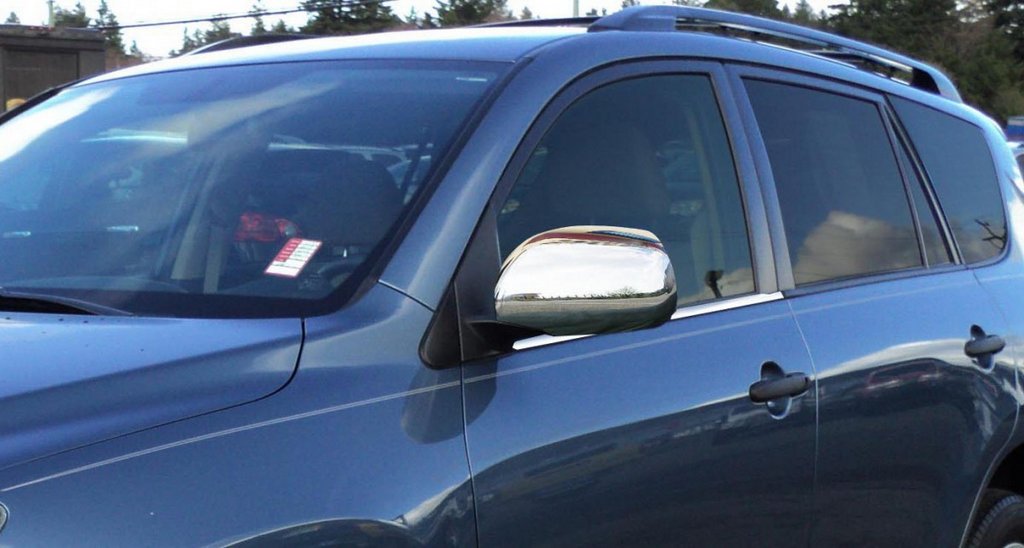 Хром накладки на дзеркала (нерж.) для Toyota Rav 4 2006-2012