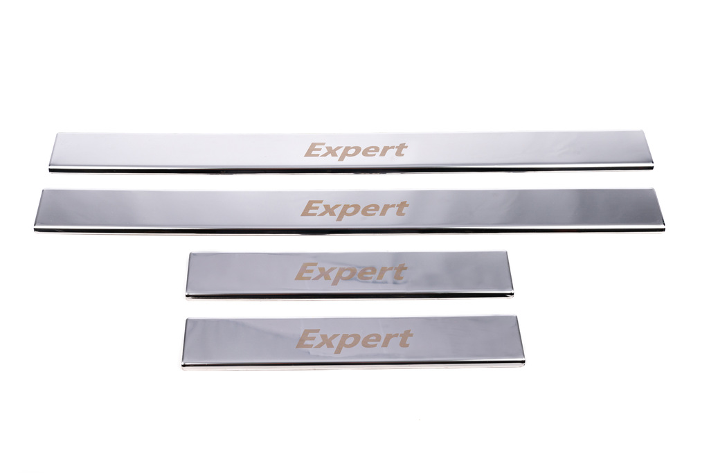 Накладки на дверні пороги (4 шт) для Peugeot Expert 2017+