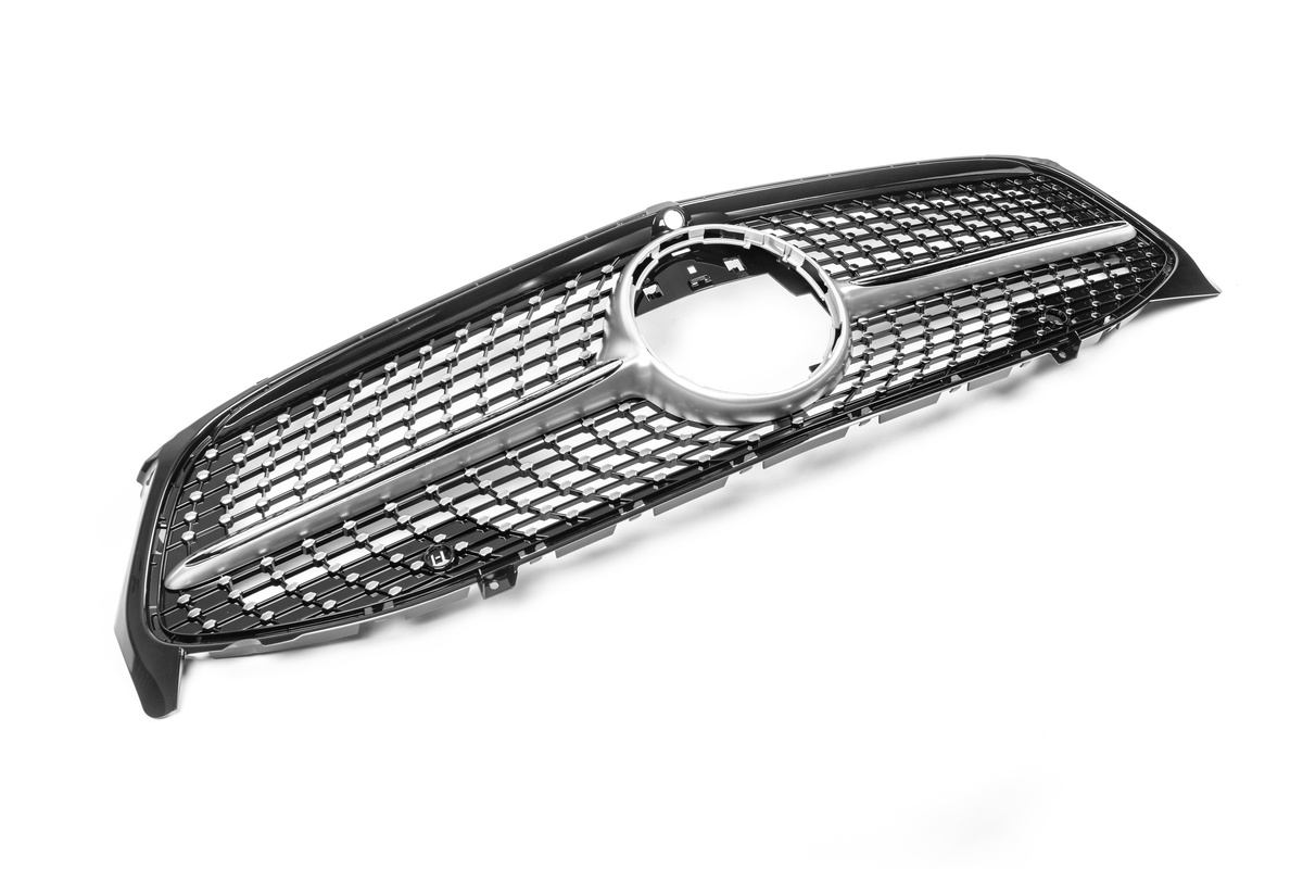 Передня решітка (Diamond Silver) для Mercedes CLA C118 2019↗︎ мм.