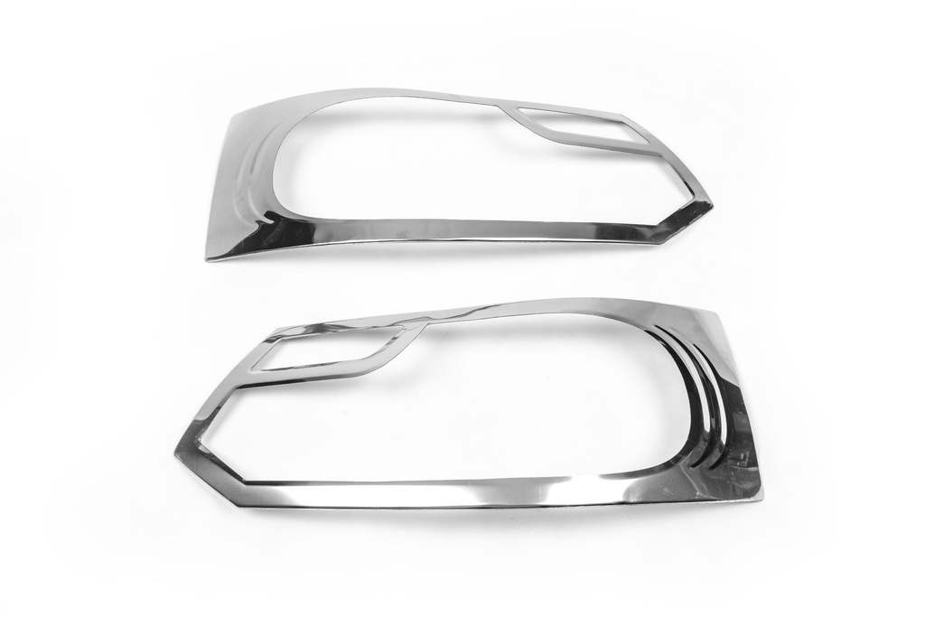 Хром накладки на передні фари Carmos для VW T5 2010-2015 Carmos (Туреччина)