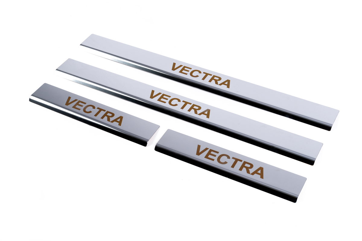 Накладки на пороги (4 шт) для Opel Vectra B 1995-2002