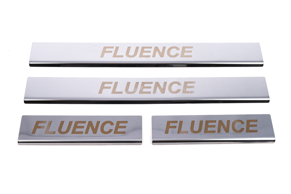 Хром накладки на пороиг для Renault Fluence Carmos (Туреччина)