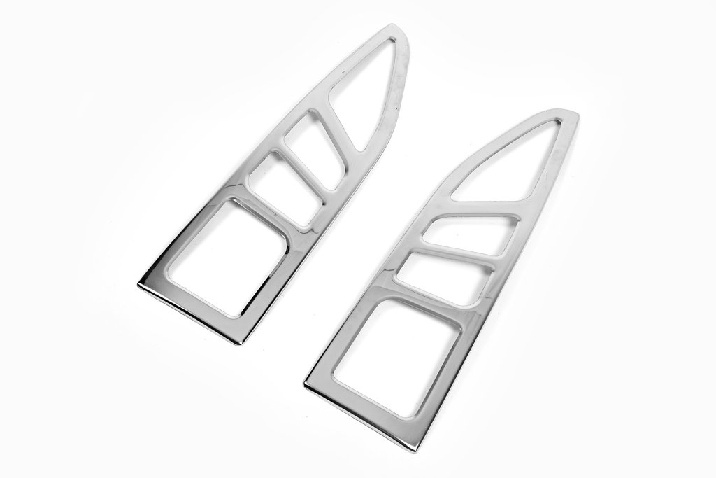 Хром окантовка на стопи (нерж.) 2 шт. Omsa для CITROЁN Berlingo/Peugeot Partner 2008-2012
