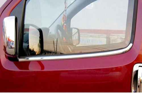 Хром окантовка вікон Omsa для Fiat Fiorino/Qubo 2008-