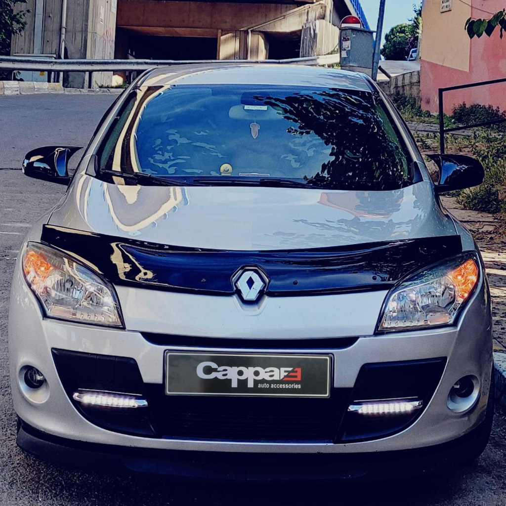 Дефлектор капота (EuroCap) для Renault Megane III 2009-2013 рр.