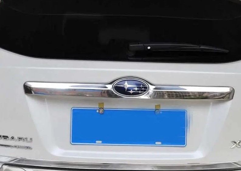 Накладка над номером Libao (нерж) для Subaru XV 2011-2017 рр.