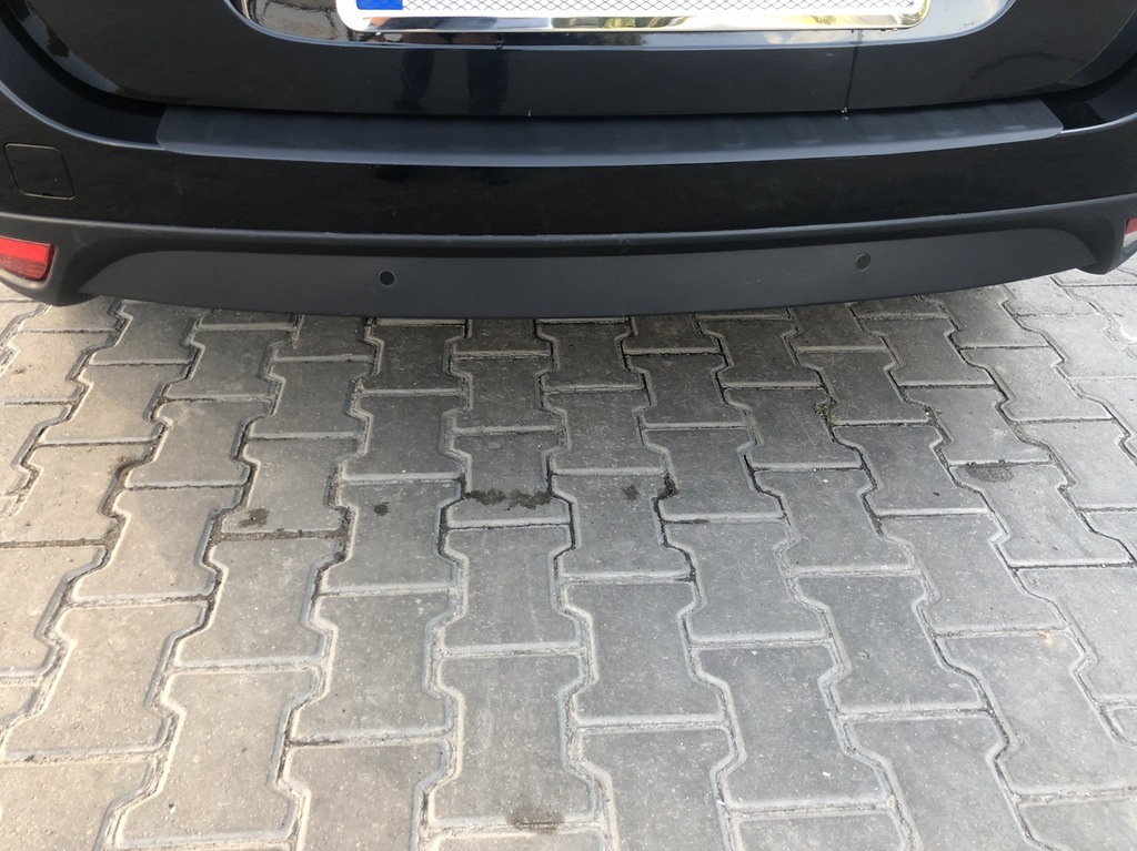 Накладка на задній бампер (ABS) для Renault Scenic 2009-2016