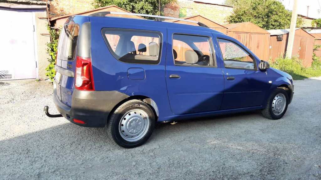 Рейлінги Хром Пластикові ніжки для Dacia Logan MCV 2004-2014 рр.