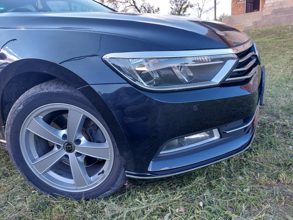 Вії на фари і грати (нерж.) 3 шт. для VW Passat B8 2015-