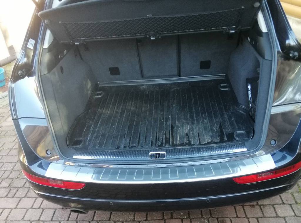 Накладка на задній бампер OmsaLine (нерж.) для Audi Q5 2008-2017