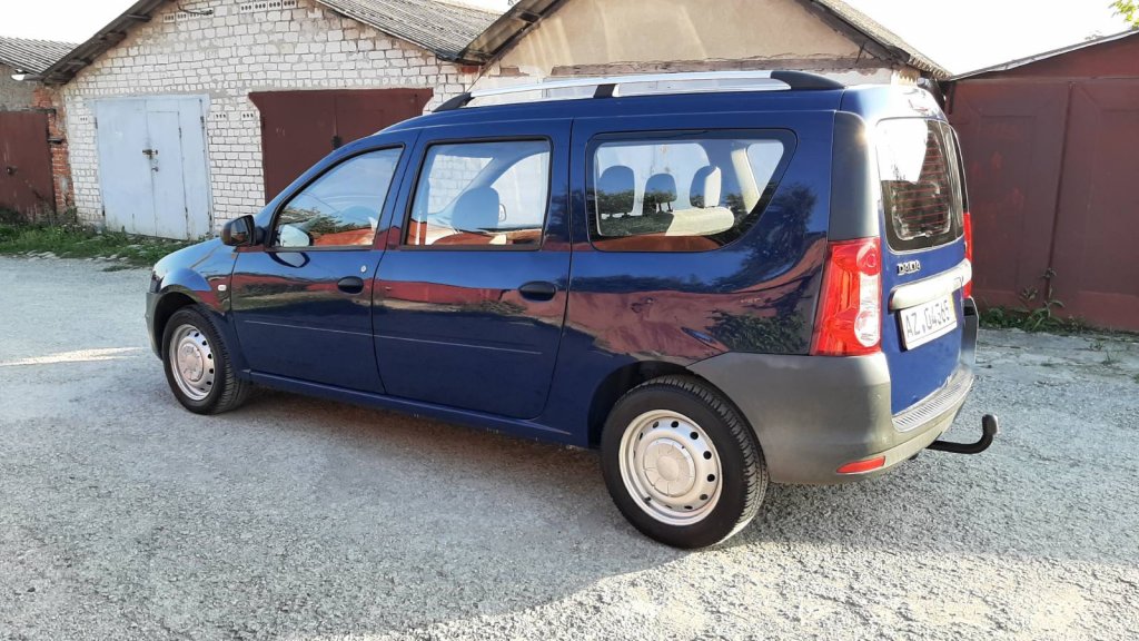 Рейлінги Хром Пластикові ніжки для Dacia Logan MCV 2004-2014 рр.