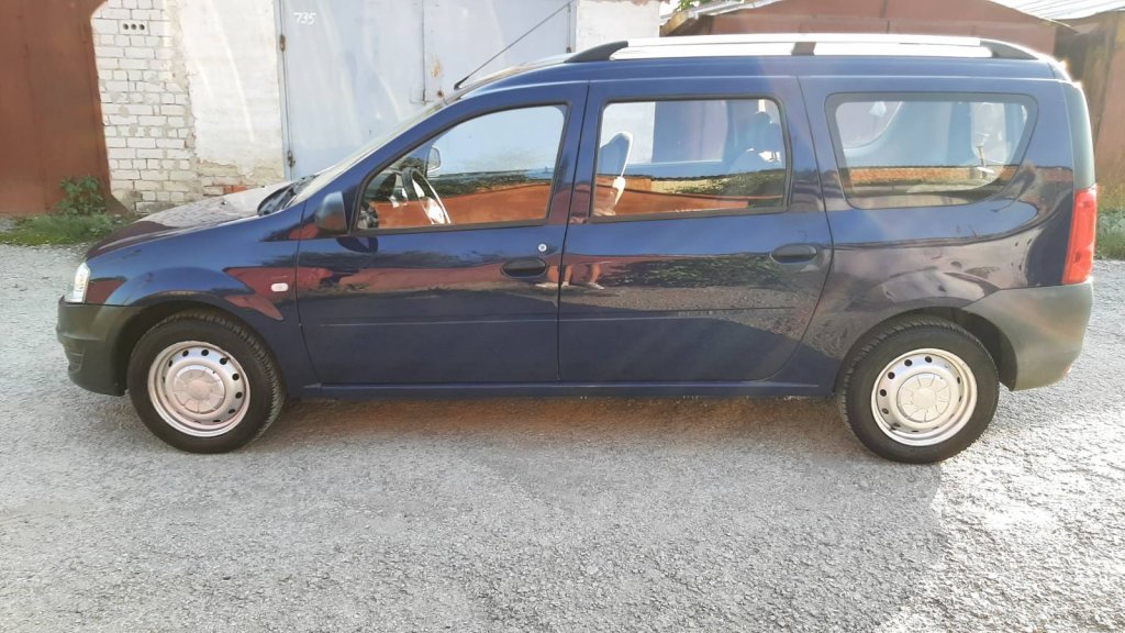 Рейлінги Хром Пластикові ніжки для Dacia Logan MCV 2004-2014 рр.
