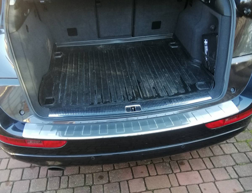 Накладка на задній бампер OmsaLine (нерж.) для Audi Q5 2008-2017