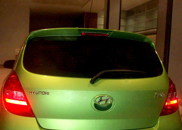 Спойлер (під фарбування) для Hyundai I-20 2008-2012рр.
