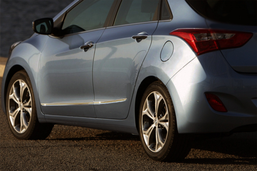 Молдинг дверний (4 шт, нерж.) для Hyundai I-30 2012-2017рр.