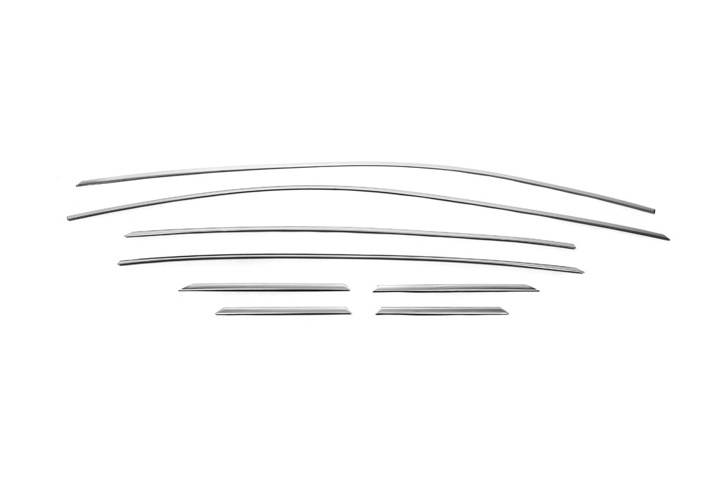 Окантовка вікон (нерж) Верхня для Opel Astra K 2016↗
