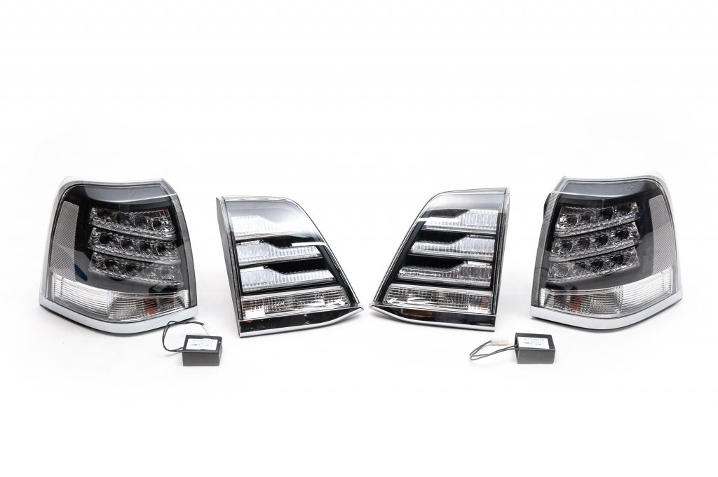 Задня оптика 2007-2015 (BlackEdition) для Toyota Land Cruiser 200